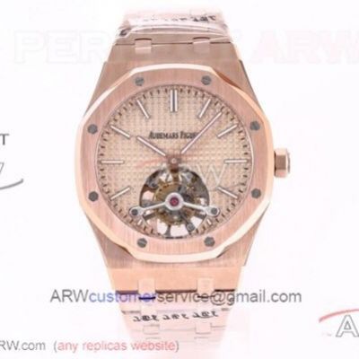 JF Factory Audemars Piguet Royal Oak Tourbillon Rose Gold 41MM Watch - 26515OR Swiss Cal.2924 Rose Gold Case 